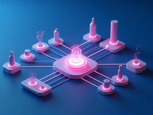 Diagramma flusso tecnologia AI per skincare