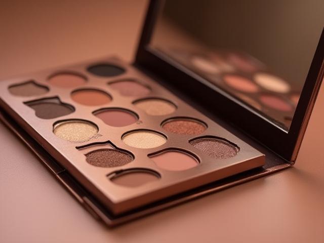 Palette di ombretti Volto Svelato con tonalità neutre e scintillanti per sguardi sofisticati